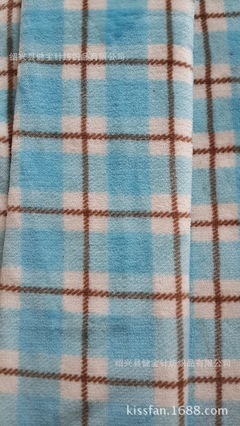 紹興縣健寶針紡織品 現(xiàn)貨格子雙面法蘭絨，優(yōu)質(zhì)實惠的紡織選擇