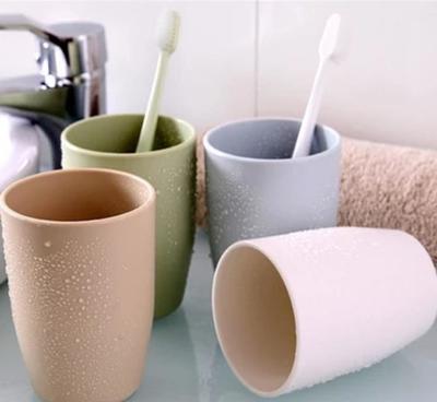 加厚圓形塑料水杯 家居酒店的理想洗漱伴侶